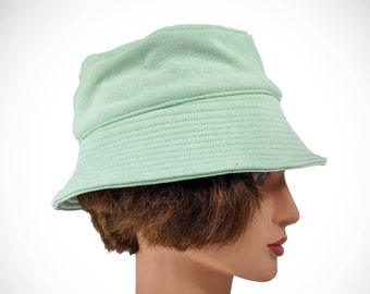 Bucket Hat #27 - Fits Sizes S/M - 21" Band - Reclaimed Fabrics - OOAK