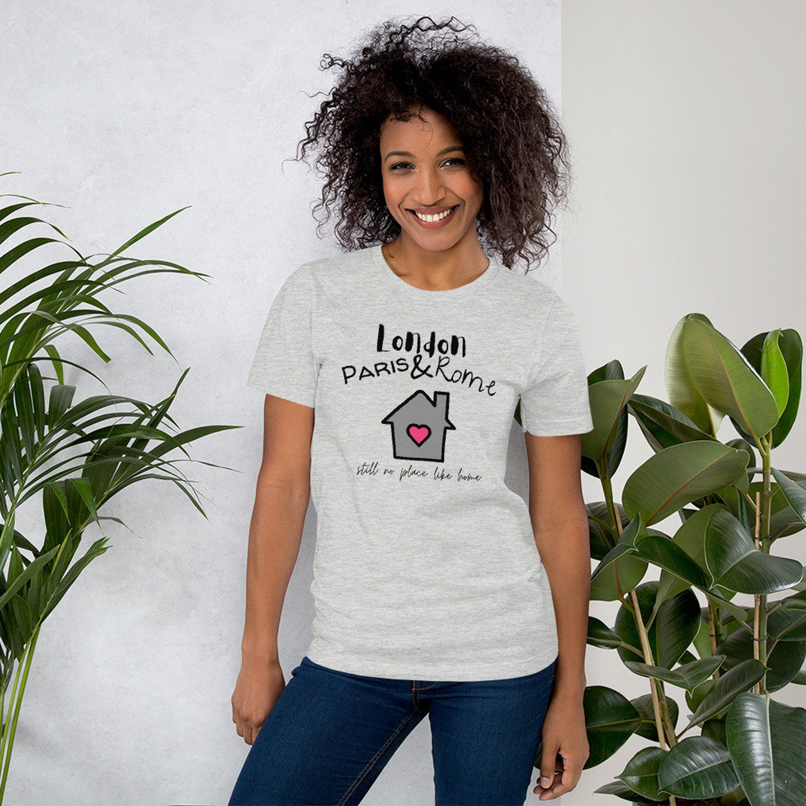 Kein Ort wie Zu Hause Reisen Tshirt für Flugbegleiter Etsy