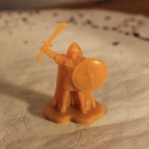 Vintage Board Game Replacement Piece Miniature Plastic WARRIOR PAWN for Dark Tower by Milton Bradley 1981 Rare Please See Description