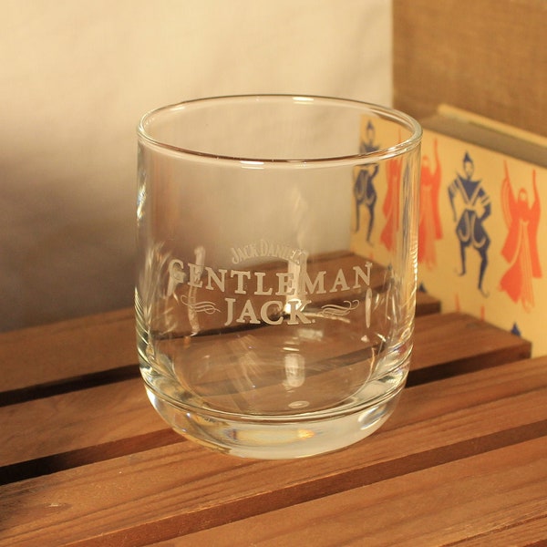Jack Daniels Vintage Whiskey Drink Glass "Gentleman Jack"