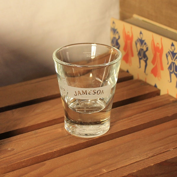 JJ & S Jameson Shot Glass Advertising Logo