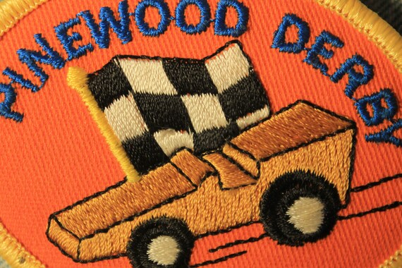 Vintage Pinewood Derby Patch - image 2