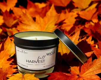 Fall Harvest Soy Candle 8oz