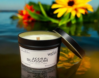 Ocean Blossom Soy Candle 8oz