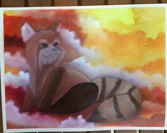 Red Panda in the Sky