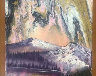 Otherworldly aurora-borealis