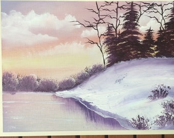 Rainbow Winter Sunrise