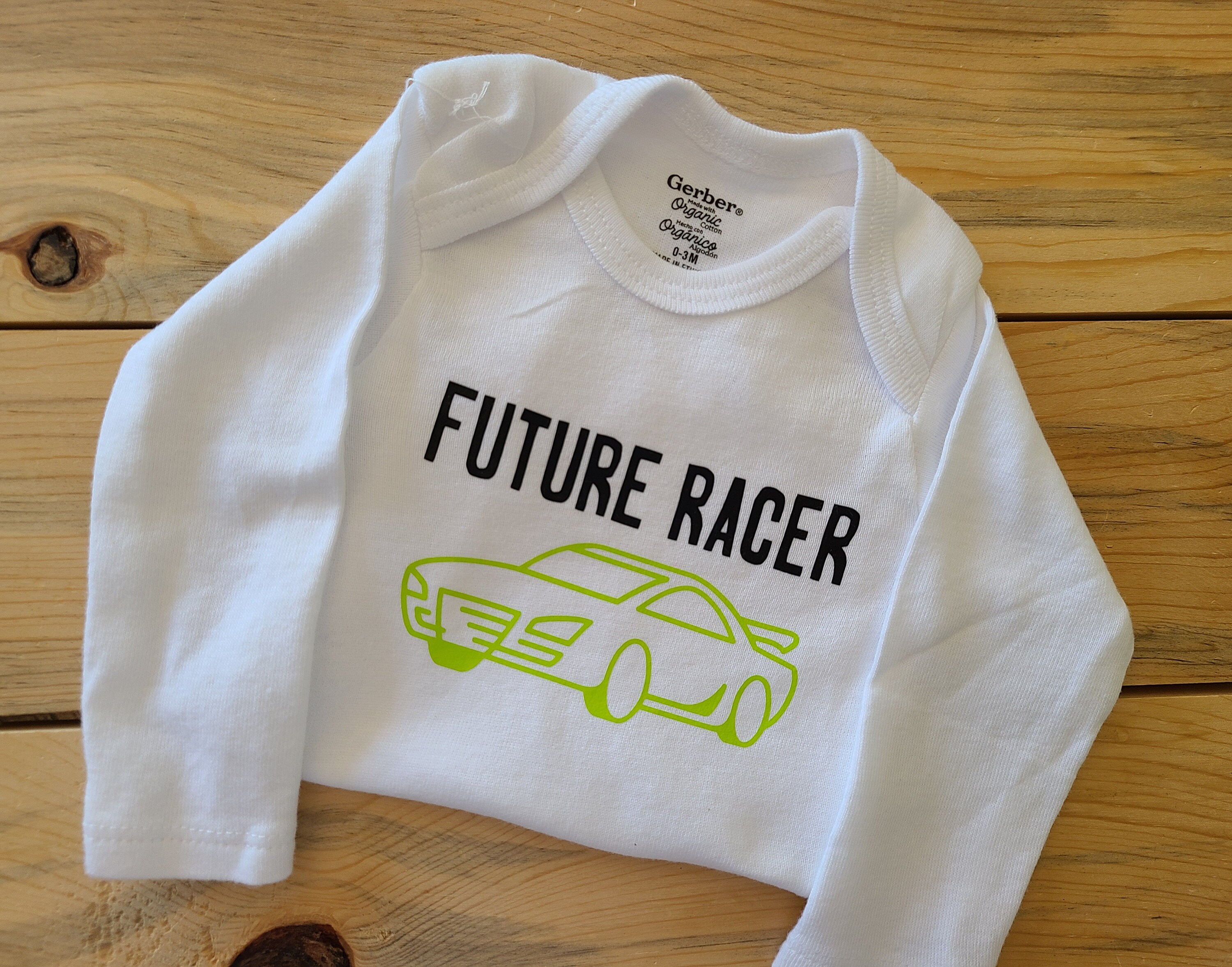 Race Car Baby Clothes Future Racer Baby Clothes Gender | Etsy