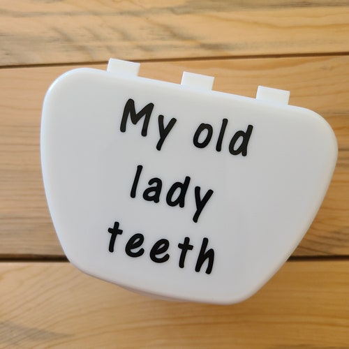 My Chompers Funny Denture Cup Denture Case Dentures Gag Etsy
