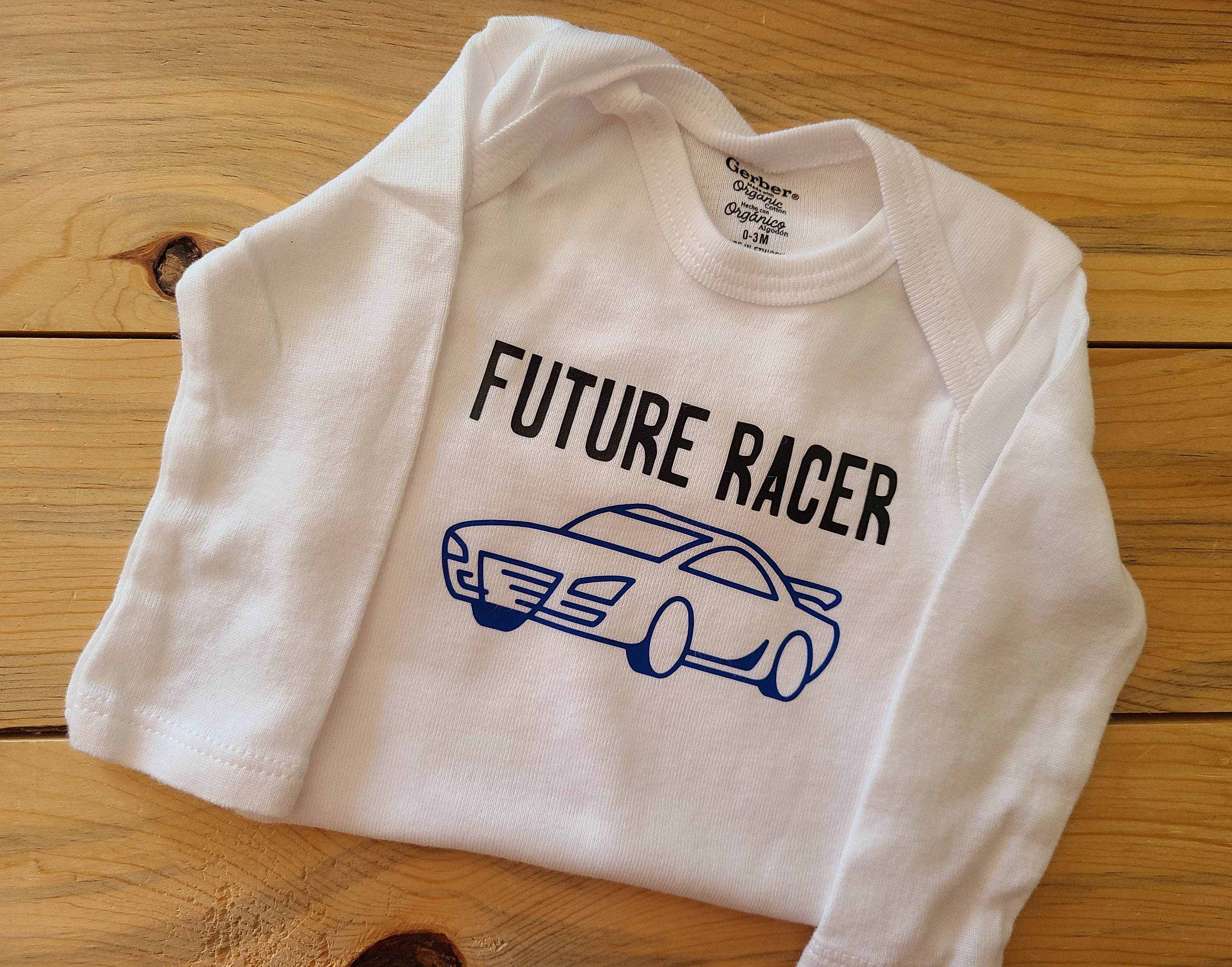 Race Car Baby Clothes Future Racer Baby Clothes Gender | Etsy