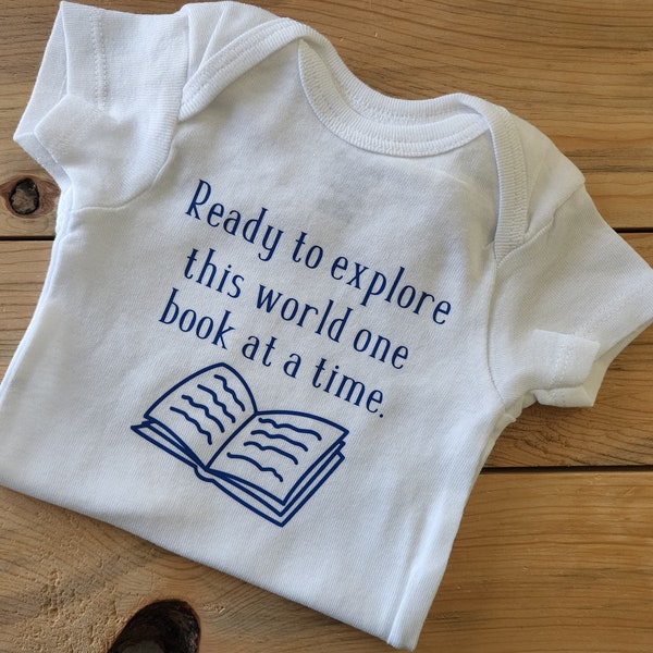 Reading Baby Clothes, Book Club Baby Gift, Gifts For Librarian, Pregnancy Announcement, Custom Shirts