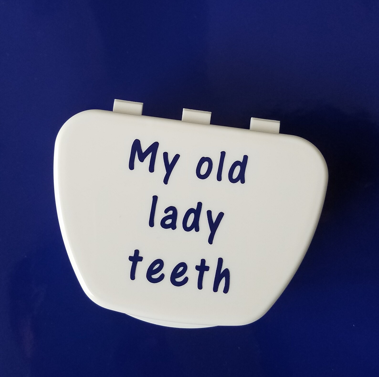 My Old Lady Teeth Funny Denture Cup Denture Case Dentures Etsy
