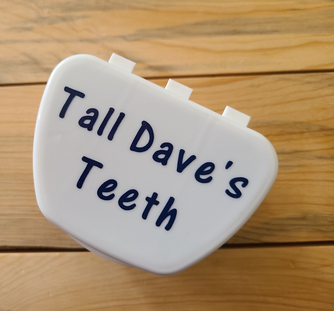 Personalized Denture Case Funny Denture Cup Denture Case Etsy