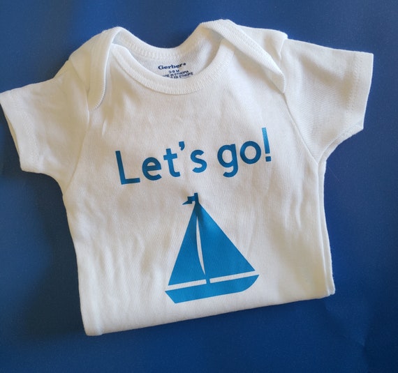 Let's Go, Lake Baby Clothes, Funny Baby, Fishing Baby Clothes, Boat Baby  Clothes, Gender Neutral, Sailing Baby, Nautical Baby Clothes, Boat 
