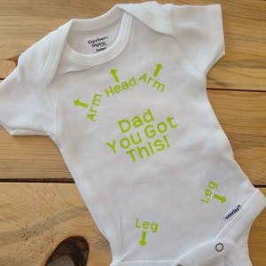 Dad You Got This Funny Baby Gender Neutral Baby Clothes image 9