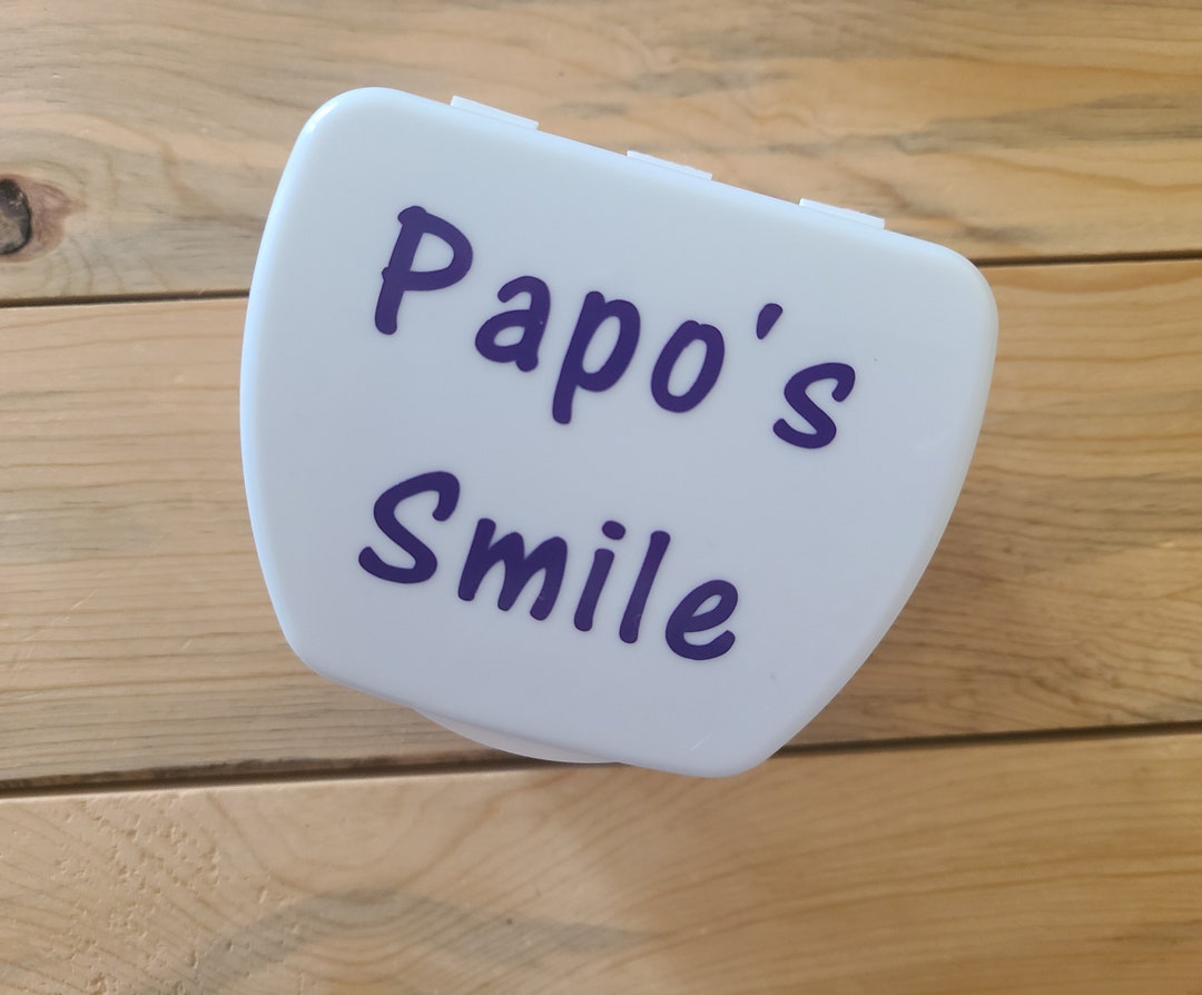 Personalized Denture Case Funny Denture Cup Personalized Etsy