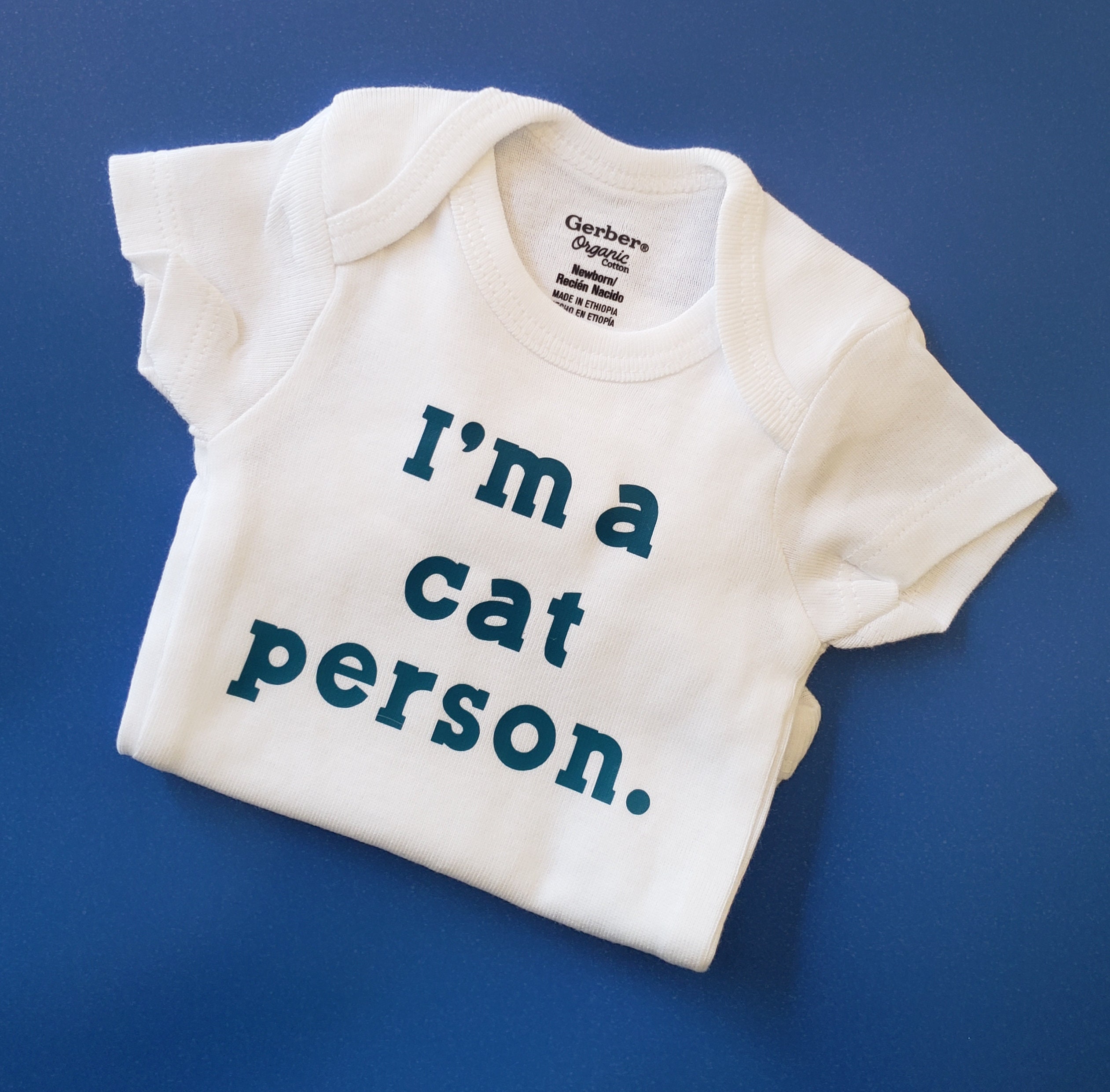 I'm A Cat Person Baby Clothes Funny Baby Clothes Cat Etsy