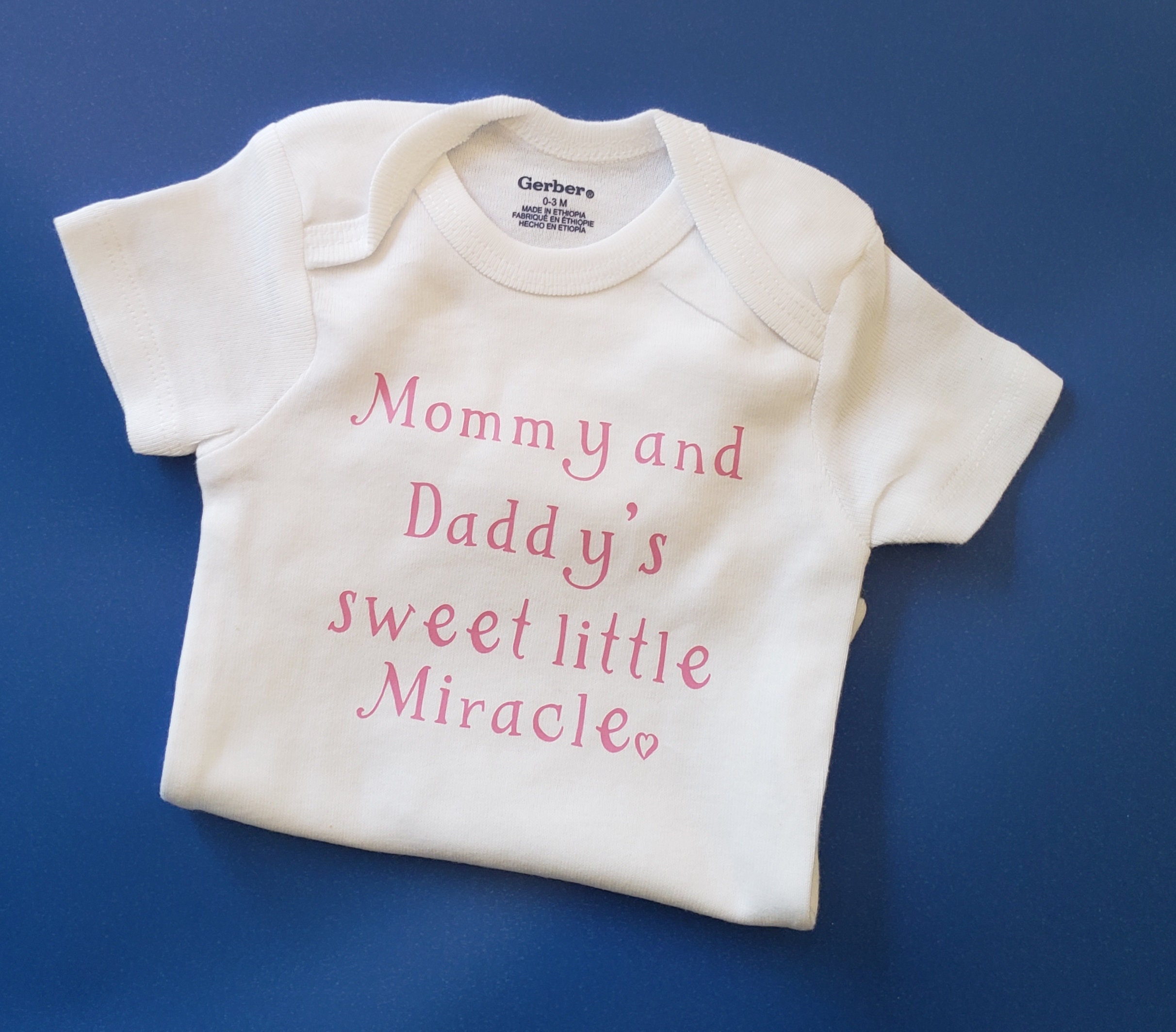 mommy and daddy's miracle outfit