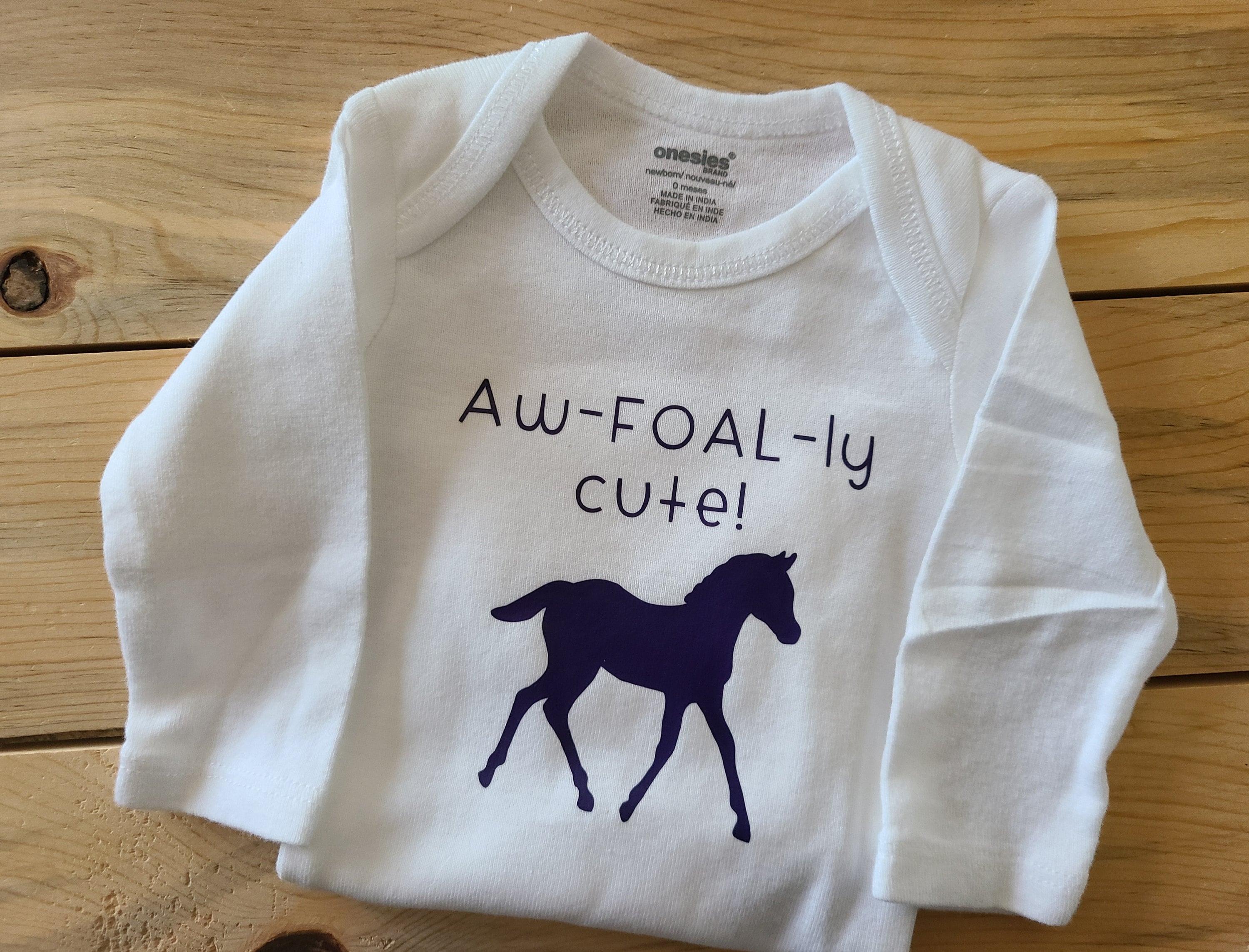Awfoally Cute Baby Clothes Equestrian Baby Gift Horse Baby Etsy