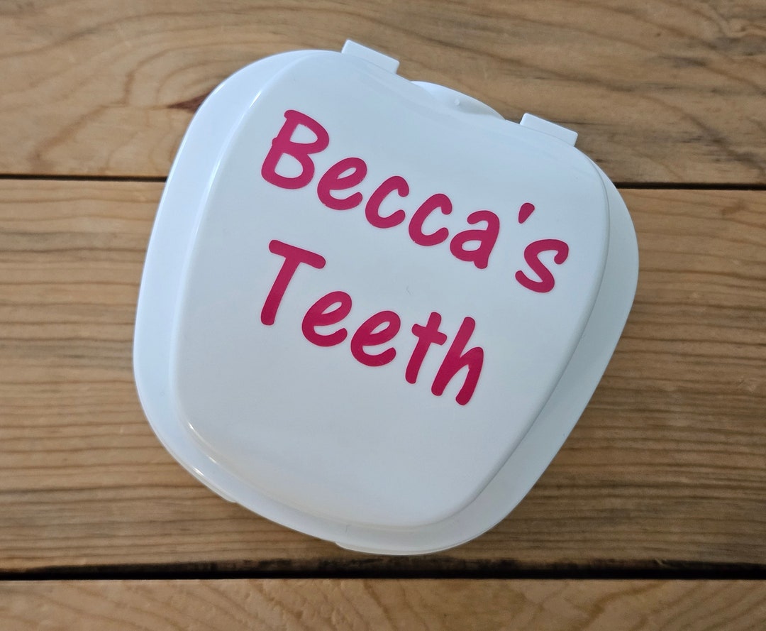 Personalized Denture Case, Funny Denture Cup, Denture Case With Name