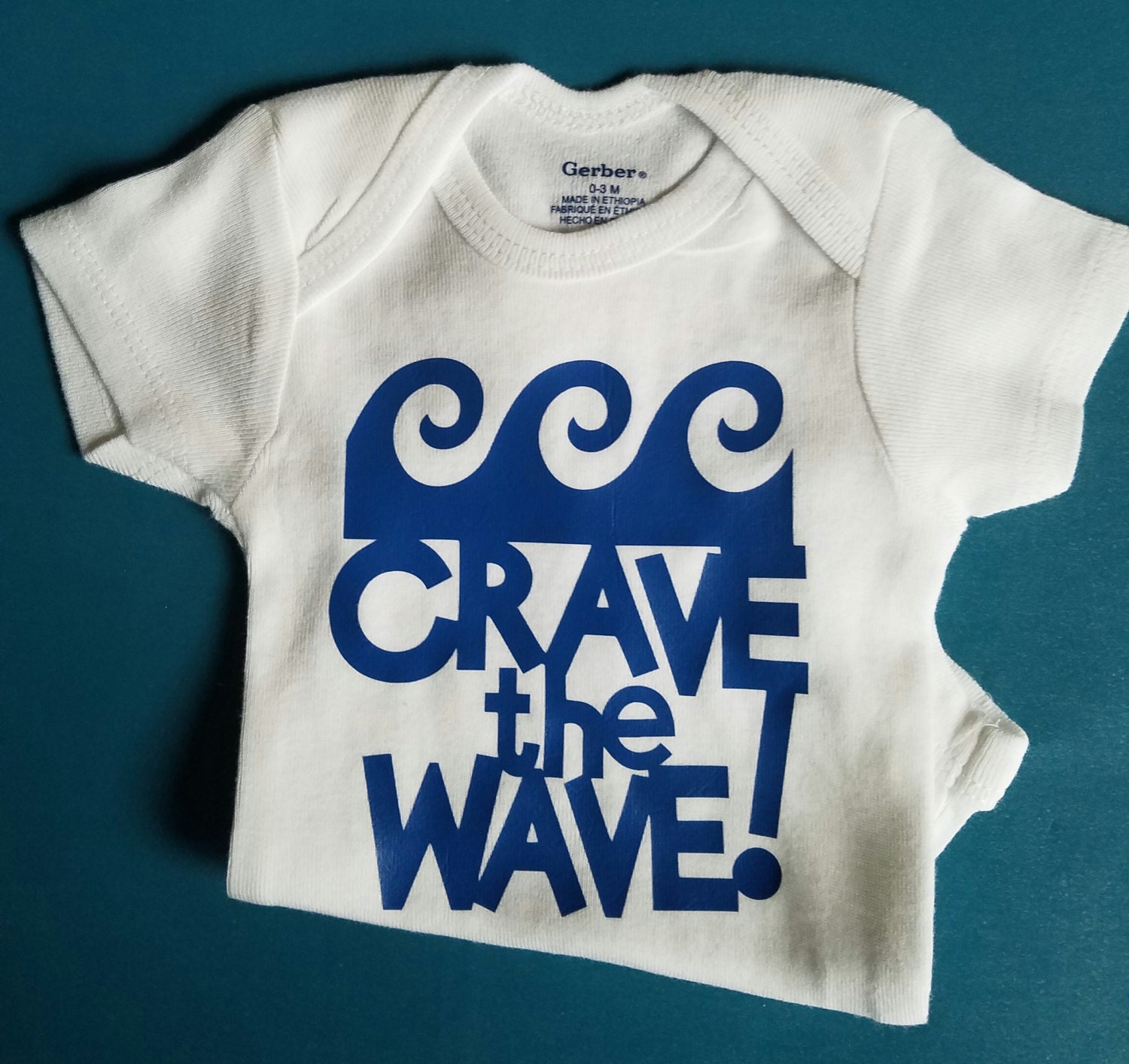 Crave the Wave Baby Clothes Surf Baby Beach Baby Ocean | Etsy
