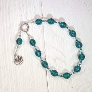 Amphitrite Pocket Prayer Beads: Queen of the Seas and Bride of Poseidon