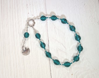 Amphitrite Pocket Prayer Beads: Queen of the Seas and Bride of Poseidon
