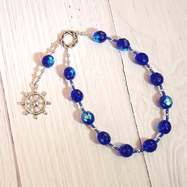 Tyche (Fortune) Pocket Prayer Beads: Greek Goddess of Luck, Chance and Prosperity, Mistress of the Wheel of Fortune