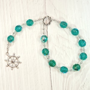 Nehalennia Pocket Prayer Beads: Celtic/Germanic Goddess of Prosperity and Trade