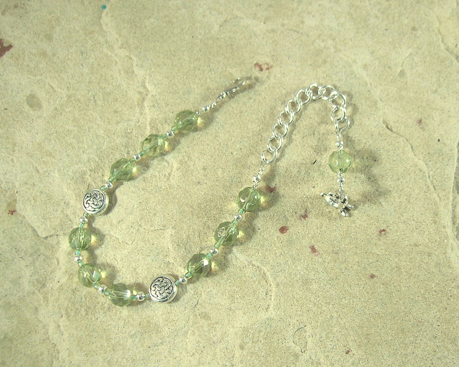 Flidais Prayer Bead Bracelet Irish Celtic Goddess of Animals Etsy