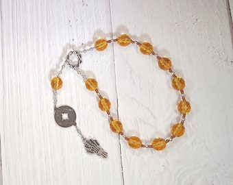 Euros (Eurus) Pocket Prayer Beads: Greek God of the East Wind, God of Autumn