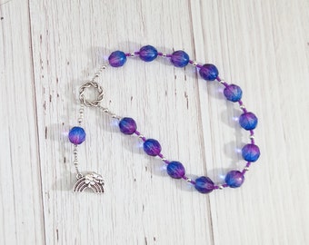 Iris Pocket Prayer Beads: Greek Goddess of the Rainbow, Messenger of the Gods