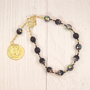 Charon Pocket Prayer Beads: Greek God, Ferryman of the Dead, Guardian of the River Styx
