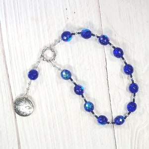 Ouranos (Uranus) Pocket Prayer Beads: Ancient Greek God of the Sky, Consort of Gaia, Father of Titans