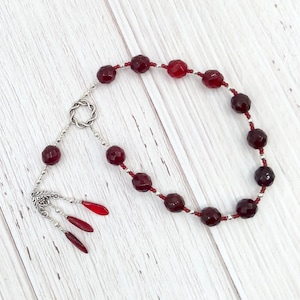 Pocket Prayer Beads for the Furies (Semnai Theai, Eumenides, Erinyes): Greek Goddesses of Retribution and Righteous Vengeance
