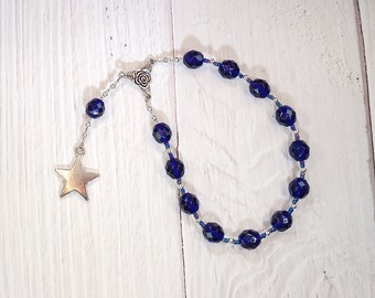 Asteria Pocket Prayer Beads: Greek Goddess of Astrology and Dream Prophecy, Mother of Hekate (Hecate)