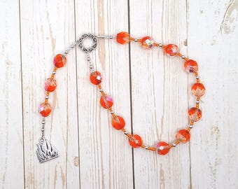 Vesta Pocket Prayer Beads: Roman Goddess of the Hearthfire