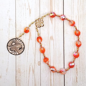 Hemera Pocket Prayer Beads: Greek Goddess of the Day, Daughter of the Night