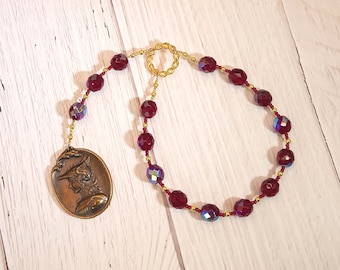 Mercury Pocket Prayer Beads: Roman God of Commerce, Travel, Prosperity