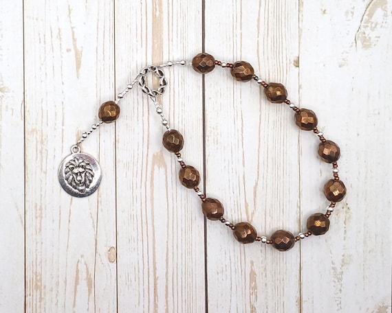 Heracles (Hercules) Pocket Prayer Beads: Greek Hero and Demi-god, Protector of Humanity