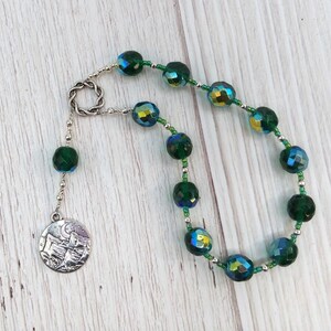 Mnemosyne Pocket Prayer Beads: Greek Goddess of Memory, Mother of the Muses
