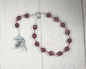 Mars Pocket Prayer Beads: Roman God of War, Fertility, Agriculture