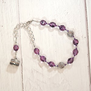 Sucellus Prayer Bead Bracelet: Gaulish Celtic God of Fertility, Agriculture and Wine