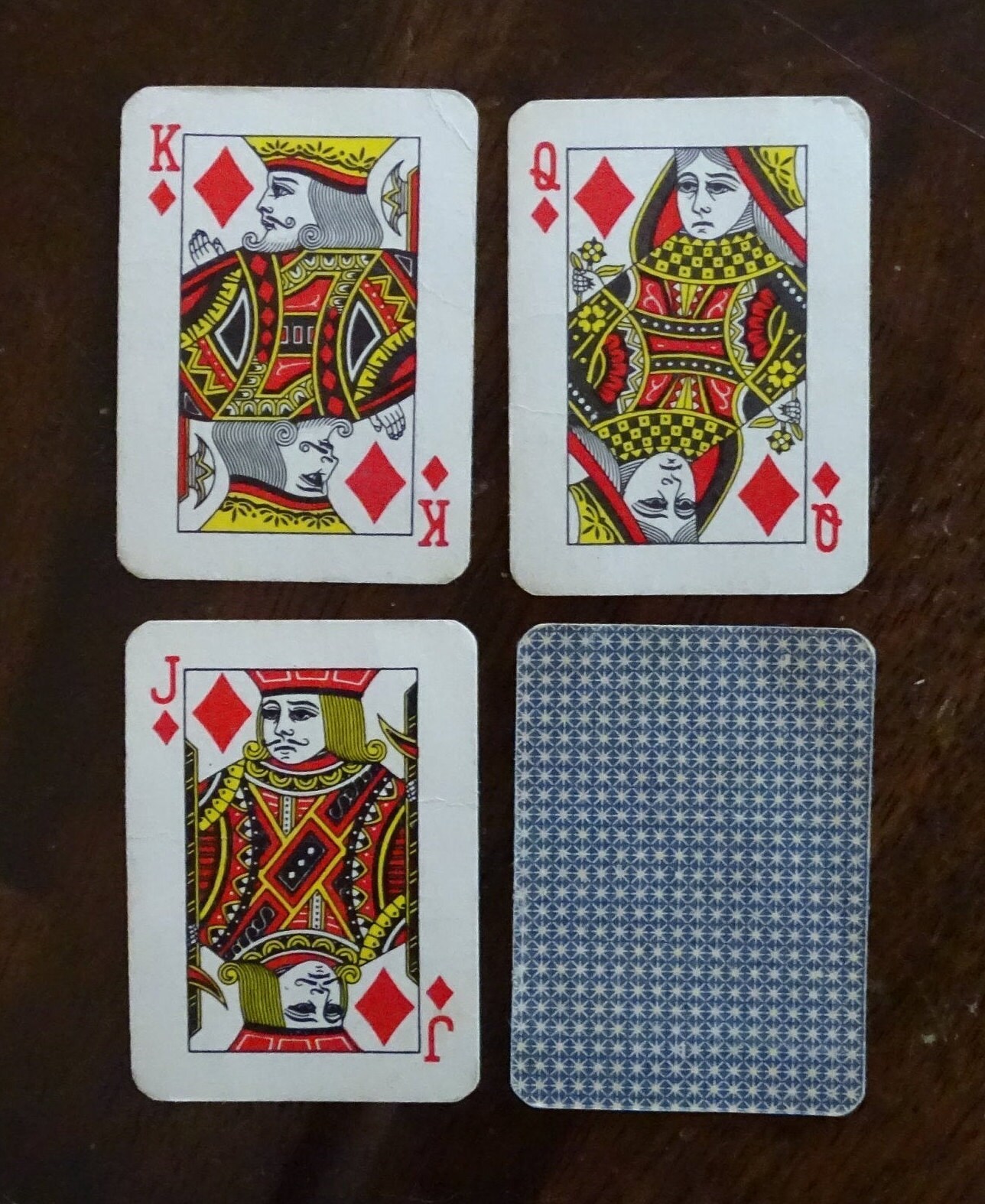 Vintage Miniature Playing Cards 2 1/4 by 1 5/8 Etsy