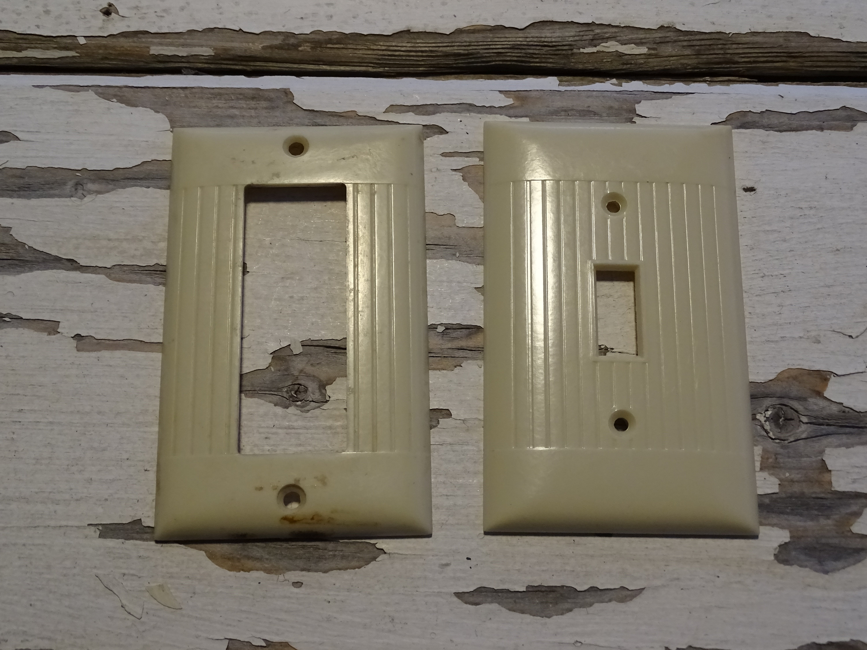 Vintage Switch Plate Covers Set of 2 Electrical Outlet Etsy