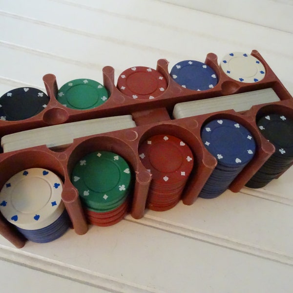 Poker Chip Holder Etsy