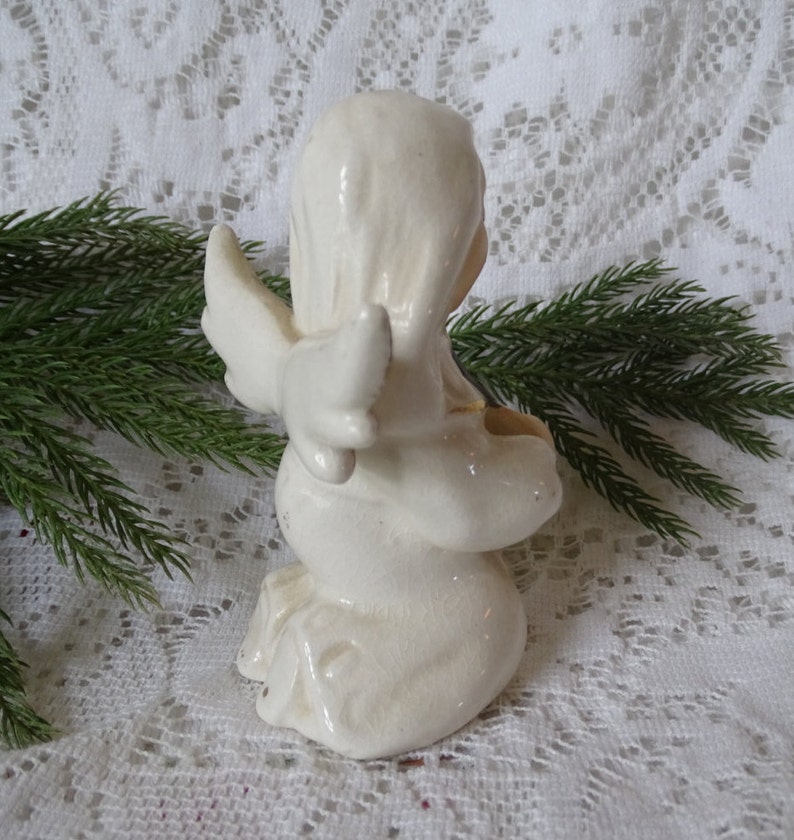 Vintage Porcelain Angel Figurine 1950's Christmas Angel Etsy