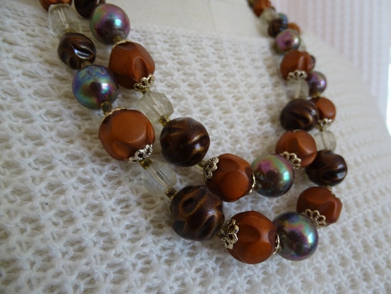 Pretty Vintage Necklace, Mid Century Accessory St… - image 2