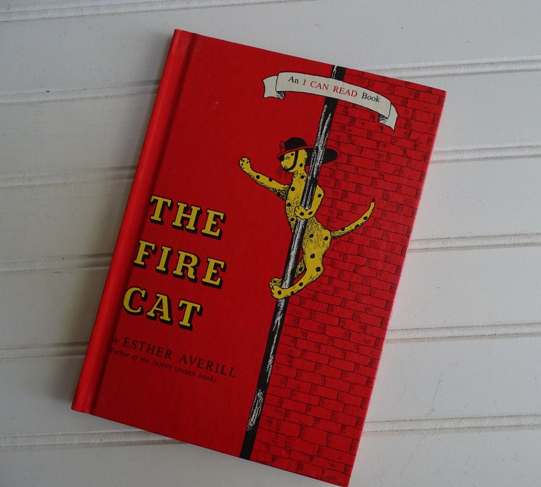 Vintage Children's Book Pickles the Fire Cat Yellow Cat Etsy
