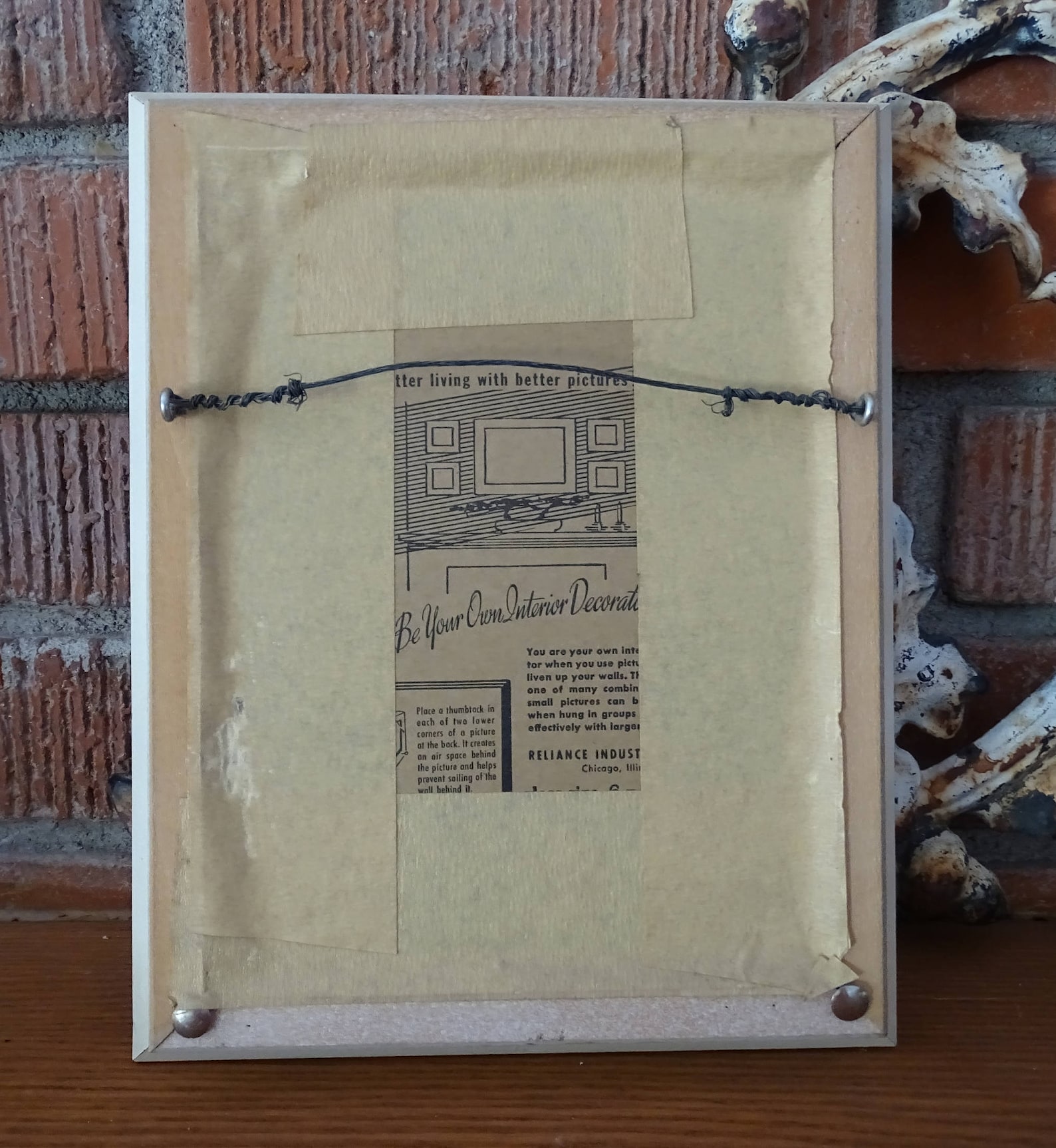 1950's framed ballet print by marchaude, ballet pas de duex picture, ballerina en pointe with tutu, dancers wall art, mid ce